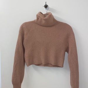 Wilfred Pink Wool Cropped Sweater
